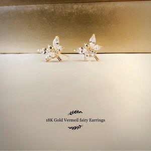 - 18K Gold Fairy 🧚🏻‍♀️ Earrings